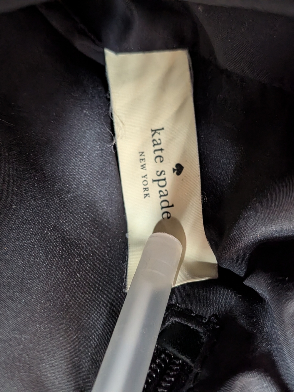 kate spade black nylon bag with bow detail - Picture 10 of 10